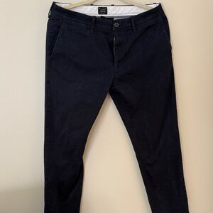 Navy Slim Fit Pants